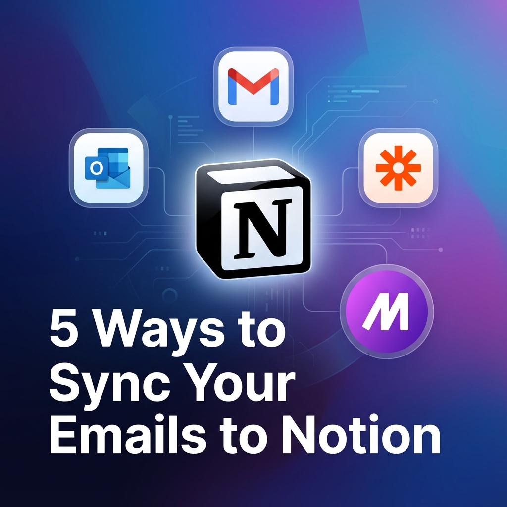 5 Ways to Sync Your Emails to Notion in 2026